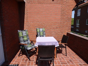 Ferienwohnung - Terrasse